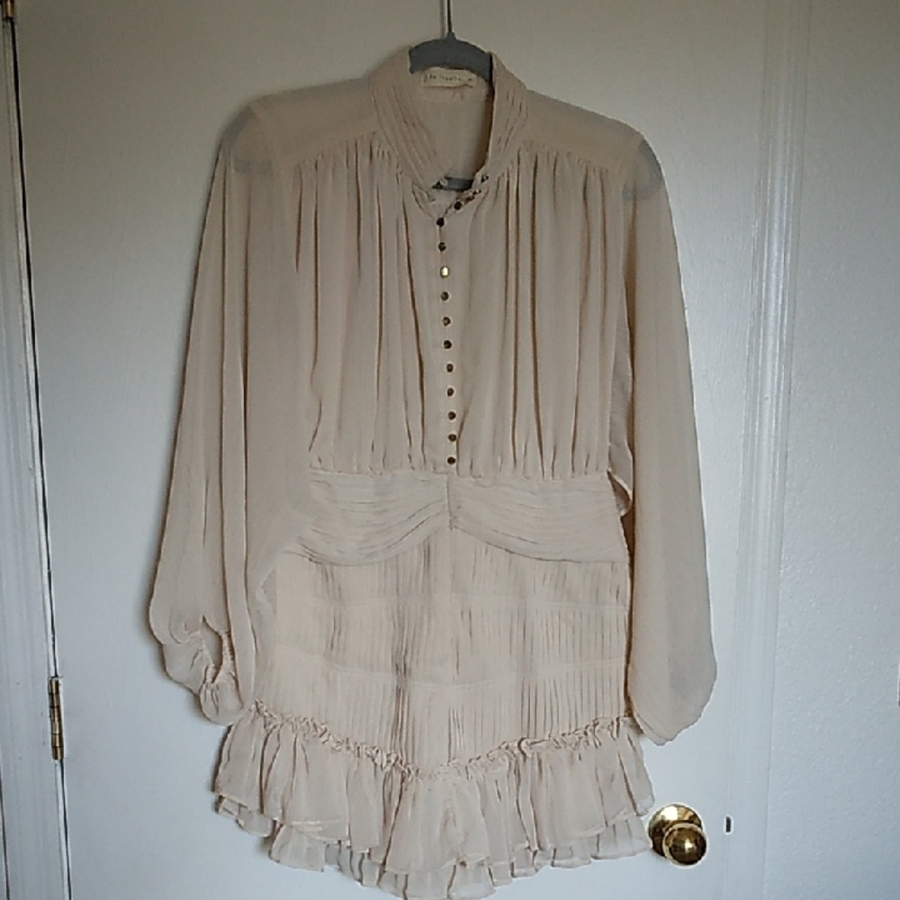 By Together Cream Dress with Subtle Details